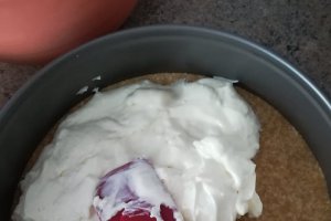 Desert cheesecake cu jeleu de caise