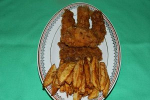 Piept de pui cu crusta de cipsuri