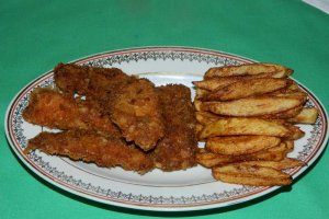 Piept de pui cu crusta de cipsuri