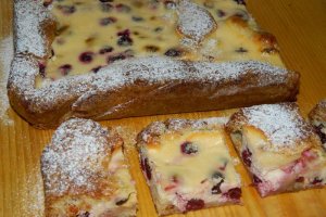Desert prajitura cu branza de vaci si visine a la Oana - 850