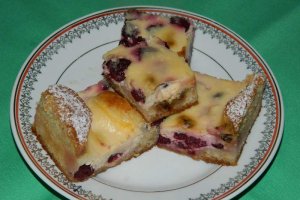 Desert prajitura cu branza de vaci si visine a la Oana - 850