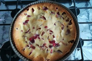 Desert clafoutis cu prune