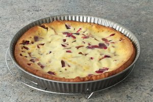Desert clafoutis cu prune