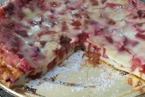 Desert clafoutis cu prune