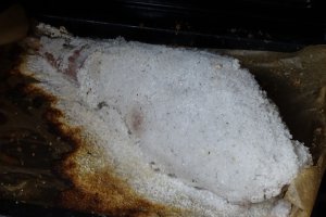Pulpa de miel in crusta de sare
