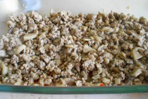 Lasagna cu carne de porc si ciuperci
