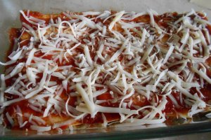 Lasagna cu carne de porc si ciuperci