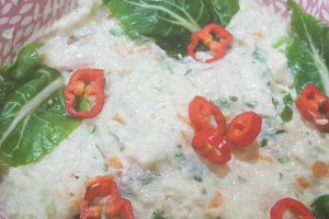 Salata de conopida cu morcovi si jambon