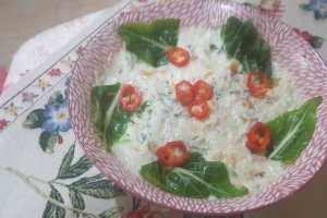 Salata de conopida cu morcovi si jambon