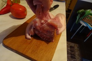 Jambon impanat, gatit la slow cooker Crock-Pot