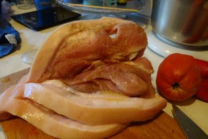Jambon impanat, gatit la slow cooker Crock-Pot
