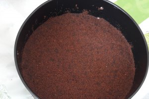 Desert cheesecake cu dovleac si ciocolata neagra