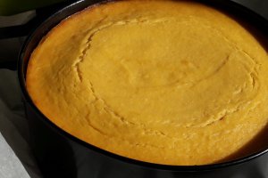 Desert cheesecake cu dovleac si ciocolata neagra