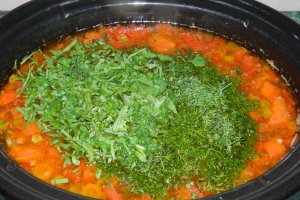 Ciorba cu coaste la slow cooker Crock-Pot