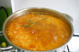 Ciorba de legume, cu varza dulce