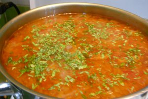 Ciorba de legume, cu varza dulce