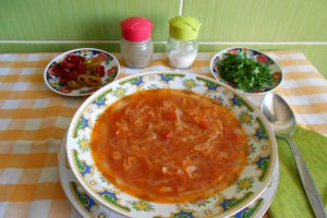 Ciorba de legume, cu varza dulce