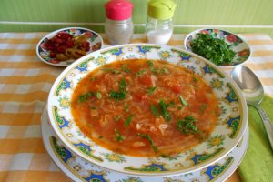 Ciorba de legume, cu varza dulce
