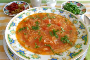 Ciorba de legume, cu varza dulce