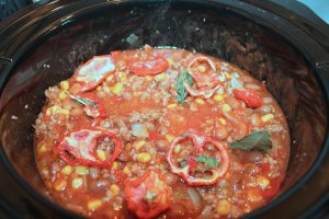 Chilli con carne la slow cooker Crock-Pot
