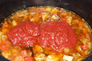 Mancare de legume cu masline la slow cooker Crock-Pot