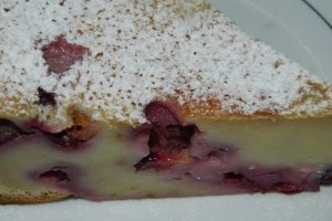 Clafoutis cu prune la slow cooker Crock-Pot