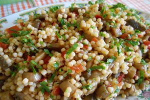 Garnitura de cus-cus, cu ciuperci