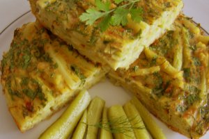 Budinca de fasole verde