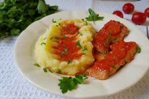 Friptura de porc usturoiata