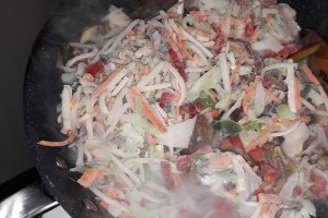 Vitel in stil asiatic