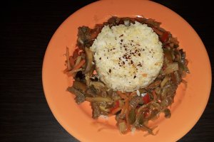 Vitel in stil asiatic