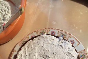 Desert tort cu biscuiti si agrise