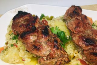 Friptura de muschiulet de porc impletit
