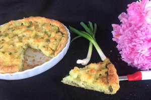 Tarta cu spanac si cartofi