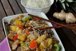 Ciuperci in stil asiatic