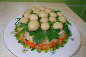 Salata Poienita cu ciuperci, de post