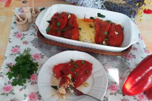Ardei copti cu branza