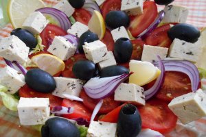 Salata de rosii cu branza tofu