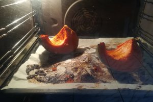 Piure de dovleac copt, congelat