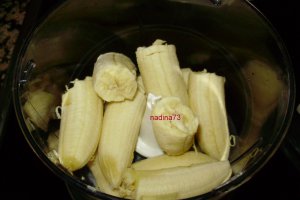 Inghetata de banane cu caramel