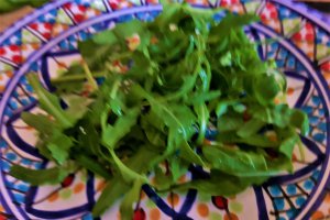 Salata cu macrou afumat si rucola