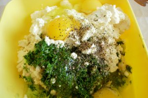 Chec din varza cu mozzarella