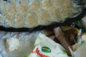 Chec din varza cu mozzarella
