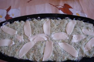 Chec din varza cu mozzarella