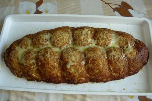 Chec din varza cu mozzarella