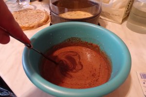 Desert tort Omul de Zapada, entremet cu ciocolata
