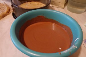 Desert tort Omul de Zapada, entremet cu ciocolata