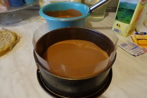 Desert tort Omul de Zapada, entremet cu ciocolata