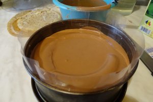 Desert tort Omul de Zapada, entremet cu ciocolata