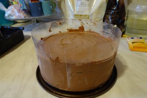 Desert tort Omul de Zapada, entremet cu ciocolata